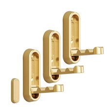 Haken voor aan de Muur - Haken Om op Te Hangen, Zware Wandhaken, Tashaak voor aan de Muur, Zuighaken Zonder Boren Goud
