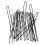 20 pezzi La donna 7 cm lungo Metallo nero DIY Chignon Pin 1