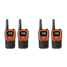 4Pcs Handheld Walkie Talkie Radio 22 Channels Set 10 Uhf 400-470 Mhz Dual Band Long Range Communication Transceiver