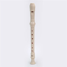 5X Beige-8 Holes Soprano Recorder with Cleaning Rod, German Style C Key Recorder for Kids Beginners Students