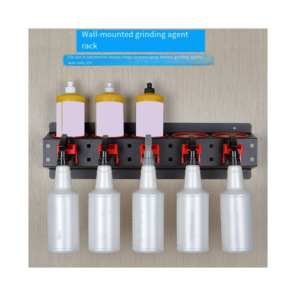 Spray Bottle Storage Rack Paint Bottle Storage Rack Hanger Can Detailing Spray Can Organizer Wall Mount For Workspace 4713422690150