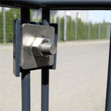 Hoekverbinder Dubbele Staaf Mat Hekwerk Verpakking van 10 - Mesh Mat Connector voor Lichte en Zware Hekken Connector Staaf Mat Hekwerk