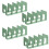 4Pcs 4Grids Divider Shelf Display Racks Wardrobe Plastic Handbag Storage Rack 2