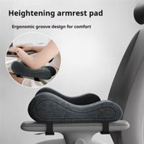 1 Paio di Cuscini per Braccioli In Memory Foam per Sedia da Computer, per Alleviare La Pressione su Gomiti e Avambracci, per Ufficio 1