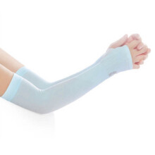 1 Paar Unisex Arm KüHlung HüLsen UV Schutz Arm HüLsen für MäNner & Frauen, zum Laufen, Radfahren, Wandern,  (Blau)