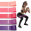 Resistance Bands for Working Out, Elastic Exercice Loop Bands for Physical Therapy, Yoga  Set of Stretch Bands A 1