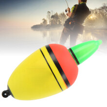 EVA Night Fish Floats Bobbers – Luminous 30g, Yellow/Red, Rechargeable