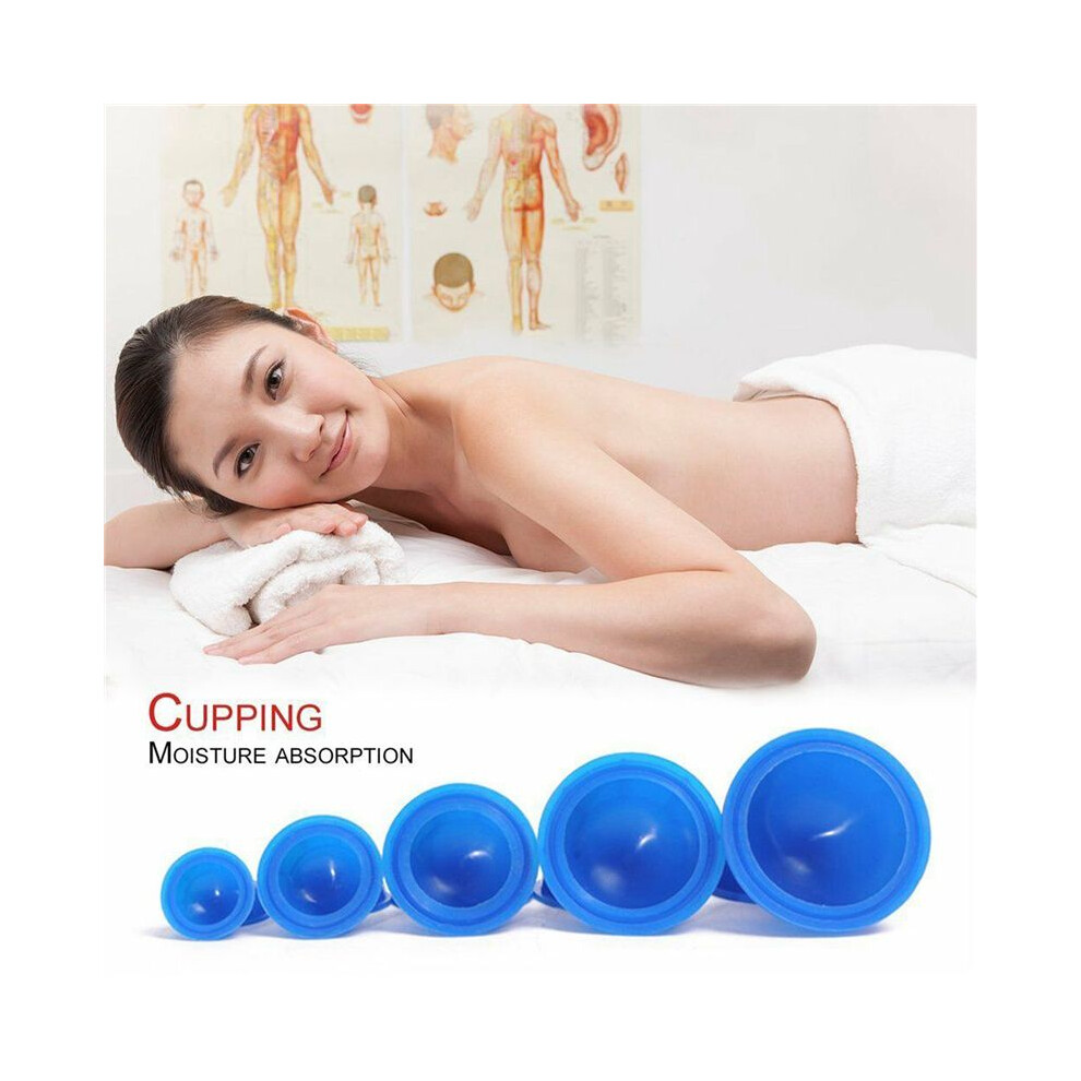 Tlily 96Pcs Health Care Vacuum Cupping Cups Silicone Suction Cup Massage
