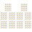 120 Pack  Padlock Small Padlock Solid Brass Locks with 3 Key for Luggage Lock,Backpack,Gym Locker Lock,Suitcase Lock 1
