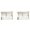 2X Pool Accessories 1091LX Medium Universal Baffle Skimmer Universal Baffle Skimmer Door Panel with Sponge 2
