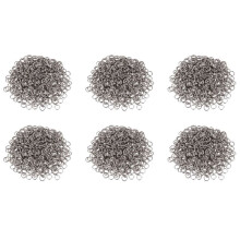 3000 Stainless Steel Open Jump Rings 7mm Dia. Findings