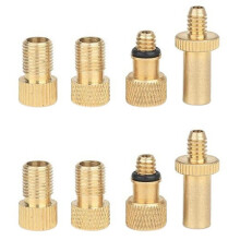8 Stuks Fiets Ventiel Adapter Fiets Ventiel Spruitstuk Ventiel Adapter Sv Av Dv Fietspomp Balpomp Naald Inflator Past