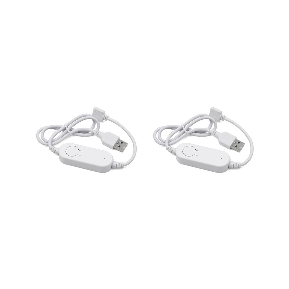 2X Tuya Rgb Wifi Led Controller Dc5v Usb Dimmer Timer Modes For 2835 5050 Rgb Led Strip Lights Life App Adapter White 4713377857103