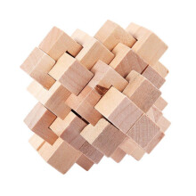 2X WoodPuzzle Brain Teaser Toy Games for Adults / Kids