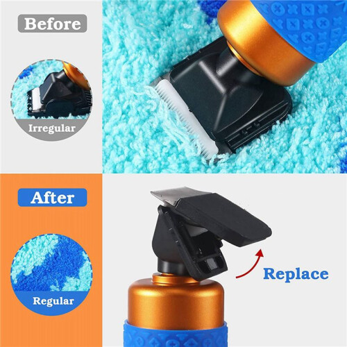 4PCS Replaceable Ceramic Blades Set,Carpet Trimmer Common Use Clipper Blade, for Carpet Clippers,Tufting Clippers 1