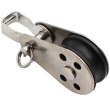 30 PCS Marine Boat Pulley Blocks Rope Stainless Steel 316 Kayak Canoe Anchor Trolley Kit Nylon Pad Eyes Boat Accessories