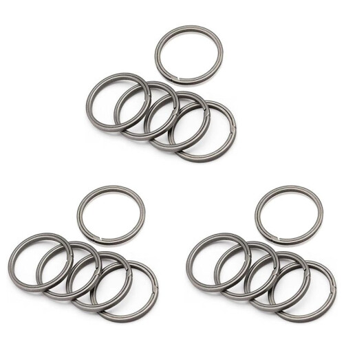 Titanium Key , Quick Release Side-Pushing , Super  Key Organizer, Outer Diameter 30MM, 15PCS 1