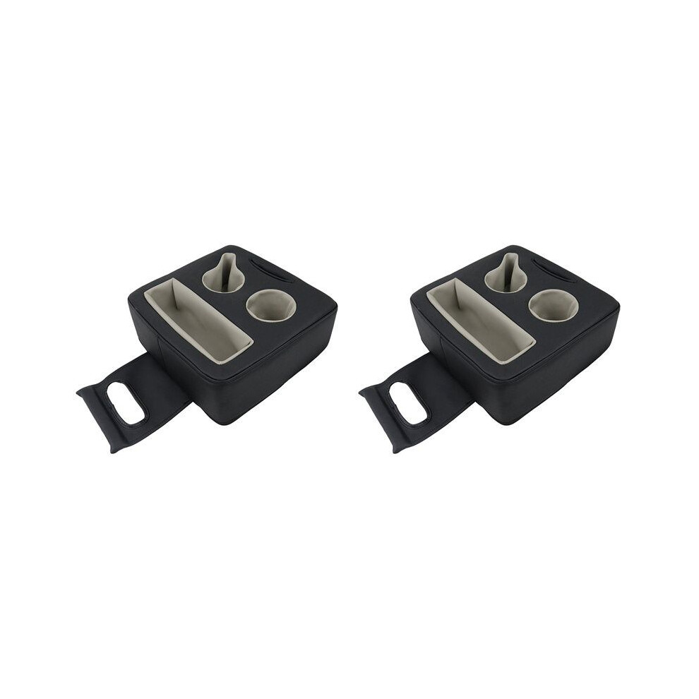 2X Backseat Cup Holder For Car, Pu Cup Holder For Couch Sofa Bed, Car Cup Holder For Back Tray Organizer 6031320187885
