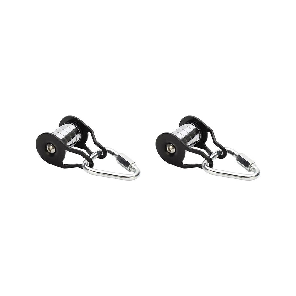 2X Slackline-Rolle mit Karabiner für Kinder, Hinterhof-Zipline, Gleitende Slackline, Trainingszubehör für Fitness, Park, Rasen