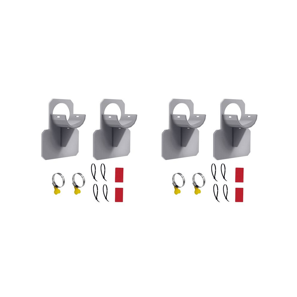 4Set Swimming Pool Pipe Holders, Above Ground Pool Accessories, Pool Accessories, Pool Hoses For Above Ground Pools Gray 6034085230971