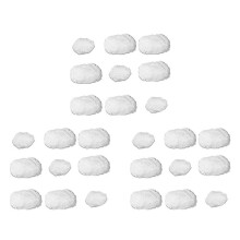 27PCS Clouds Decorations for Ceiling, Cotton Simulation Hanging Cloud Decoration, 3D Artificial Clouds Props