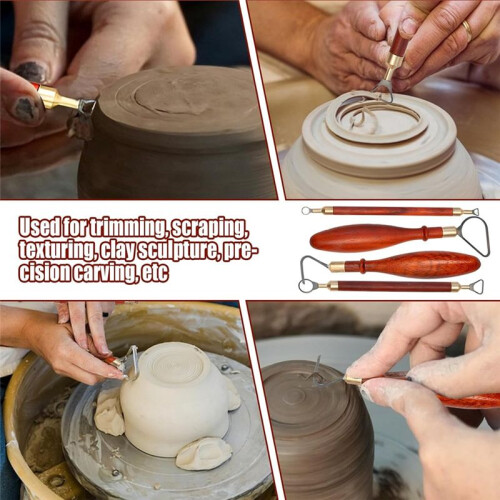 Pottery Trimming Tool, Clay Sculpting Tools Pottery Trimming Tool Mud Tool Clay Pottery Modelling Carving Tool 2