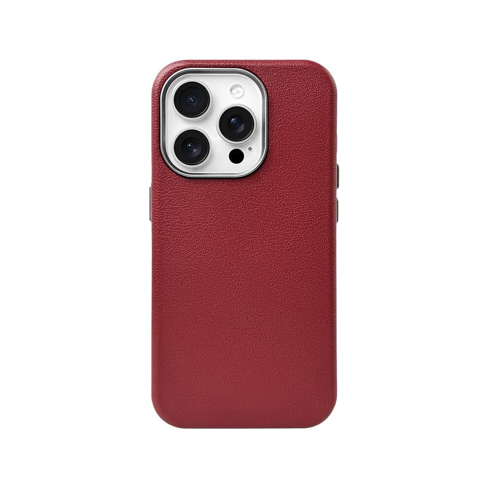 Case For Iphone 13 Shockproof Drop Protection Silicone Leather Pattern Cover AntiâFingerprint Red 9330225999942