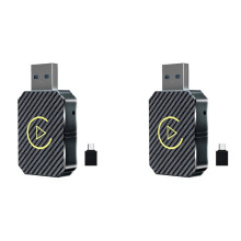 2X 2 in 1 CarPlay Box Android Auto Wireless CarPlay Converter Car Android Box Wireless Adapter Car Adapter