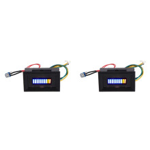 2X Kraftstoffstandsanzeige, 12 V, Universal, Motorrad, Auto, ÖLwaage, LED-ÖL, Kraftstoffstandsanzeige, Anzeige für Auto