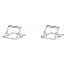 2X Foldable Stainless Steel Stand Adjustable Cutting Machine Material Support Frame for Cutting Stand Workbench Lift,A