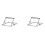 2X Foldable Stainless Steel Stand Adjustable Cutting Machine Material Support Frame for Cutting Stand Workbench Lift,A 1