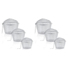 6 Pieces Ultrasonic Cleaner Baskets Ultrasonic Cleaning Solution Ultrasonic Parts Cleaner Jewelry Steam Cleaner Basket