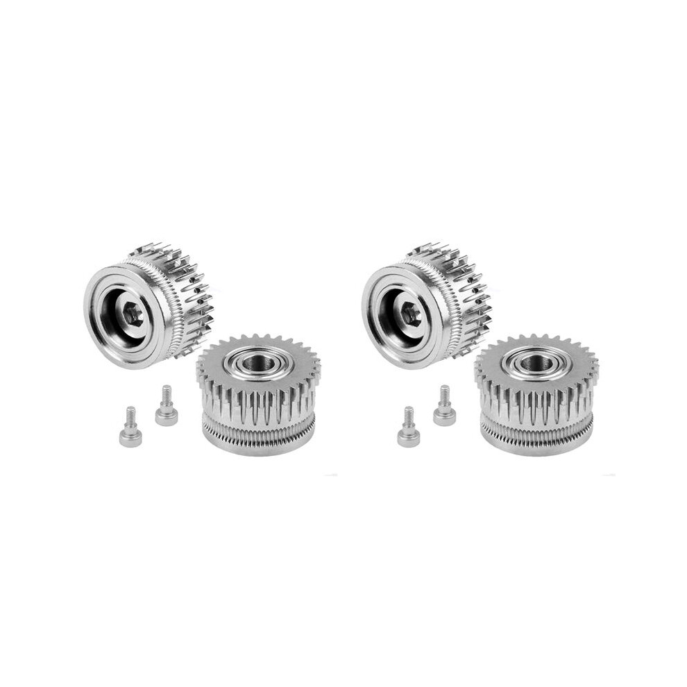 2X Hardened Steel Extruder Gear For K1/K1c/K1 Max/Ender3v3/V3plus Wear-Resistant Dual Gear 4711212679286