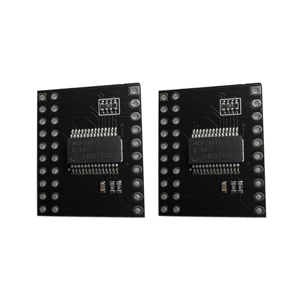 2Pcs Mcp23017 Serial Interface Module Iic I2c Spi Bidirectional 16-Bit I/O Expander Pins Serial Interface Module 6031300669608