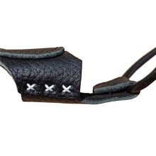 3X Bågskytte Tumring Fingerskydd för Jakt Target Recurve Bow Koskinn Mjukt Läderskyddshandske