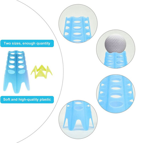 Simulator Tees,54 Pcs Indoor  Tees  Mat Tees Plastic  Tees Practice  Tees,Tall + Short