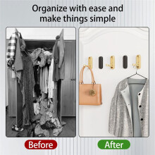 Hooks for Wall - Hooks for Hanging, Heavy Duty Wall Hooks, Purse Hook for Wall, No Drill Suction Hooks Black