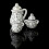 Porcelain tea set Eating Utensils 15pzs Daisy Pattern 2