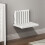 Wall Mounted Folding Bench Solid Wood Seat for Entryway Shoe Changing and Shower Use 5