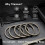 Titanium Key , Quick Release Side-Pushing , Super  Key Organizer, Outer Diameter 30MM, 15PCS 1