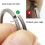 Titanium Key , Quick Release Side-Pushing , Super  Key Organizer, Outer Diameter 30MM, 15PCS 5