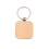 180Pcs Blank Square Wooden Keychain DIY Key Tag Gift 6