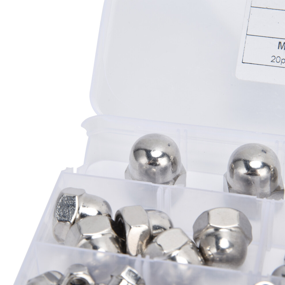 Dome Head Acorn Nuts 304 Stainless 170Pcs