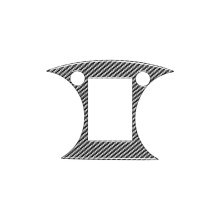 For CC 2012-2018 Soft Carbon Fiber Car Dashboard Instrument Panel Display Cover Trim Sticker Accessories