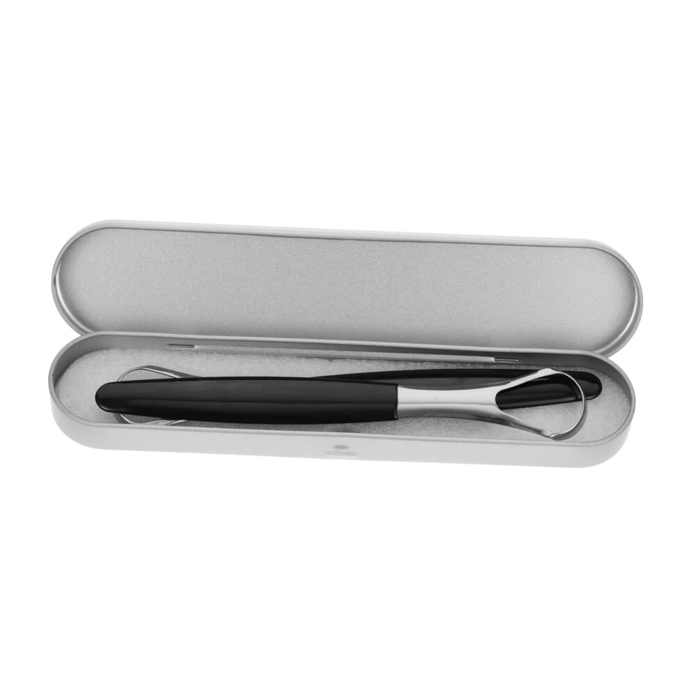 3pcs Stainless Steel Tongue Scraper Set for Adults Fresh Breath Oral Care Travel Cleaner