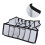 Mesh Bras Storage Box 6 Cells Foldable Nylon Drawer Organizer 5