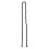 20 pezzi La donna 7 cm lungo Metallo nero DIY Chignon Pin 3