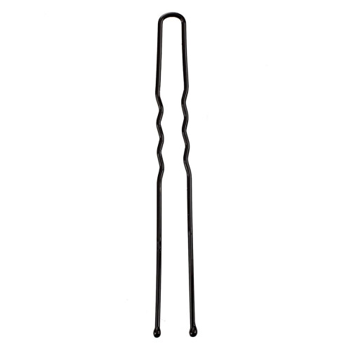 20 pezzi La donna 7 cm lungo Metallo nero DIY Chignon Pin 2