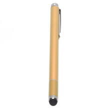 Stylus Pen 2-in-1 Aluminum Alloy Touch Pen for iOS, Kindle, Galaxy, Gold