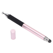 Hochpräziser Aluminium-Stylus mit 2 Spitzen, Pink, 13,7 cm
